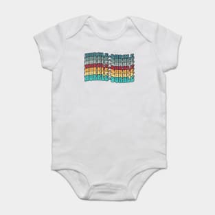 Hurkle Durkle Scottish Slang for lazing in bed instead of getting up in the morning, vintage design Baby Bodysuit